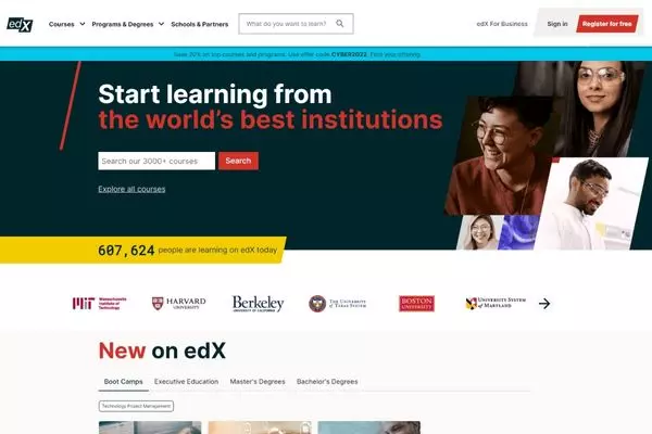 edX là một chương trình học lập trình online được điều hành bởi MIT và Harvard