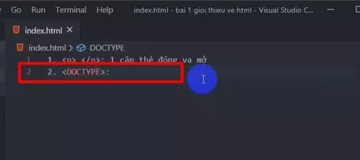 Giao diện trình soạn thảo Visual Studio Code