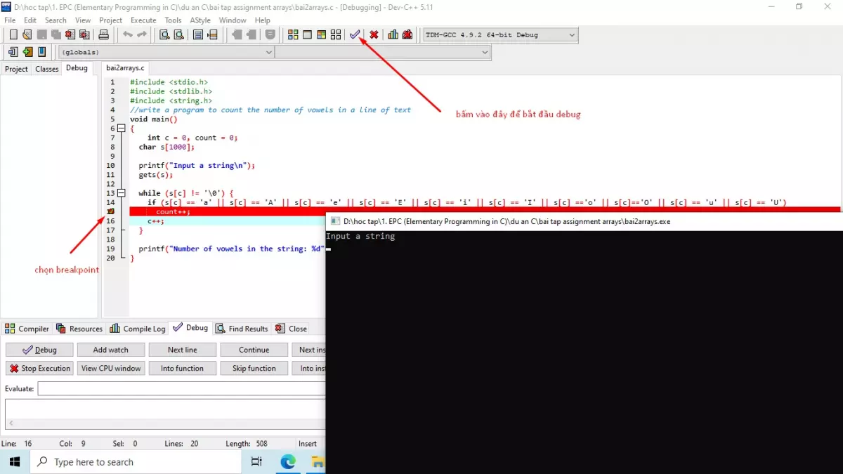 Hướng dẫn debug (gỡ lỗi) khi  <a href='http://nanado.edu.vn/lap-trinh-c-co-ban-gioi-thieu-ngon-ngu-c-a1313.html' title='lập trình c' class='hover-show-link replace-link-1850'>lập trình c<span class='hover-show-content'></span></a> /C++ với Dev C++ - Web888 chia sẻ  <a href='http://nanado.edu.vn/nhung-kien-thuc-co-ban-ve-hoc-lap-trinh-cho-nguoi-moi-bat-dau-a738.html' title='kiến thức lập trình' class='hover-show-link replace-link-1275'>kiến thức lập trình<span class='hover-show-content'></span></a> , kinh doanh, mmo
