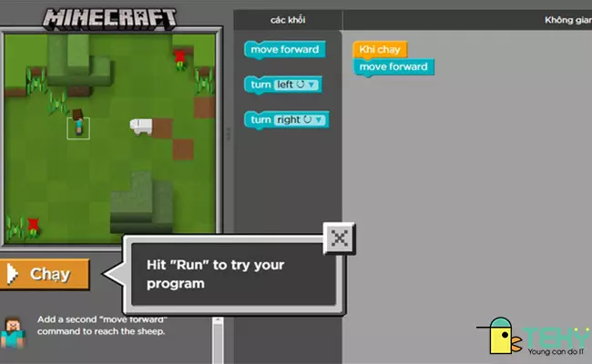 Minecraft chạy được trên nhiều nền tảng lập trình khác nhau
