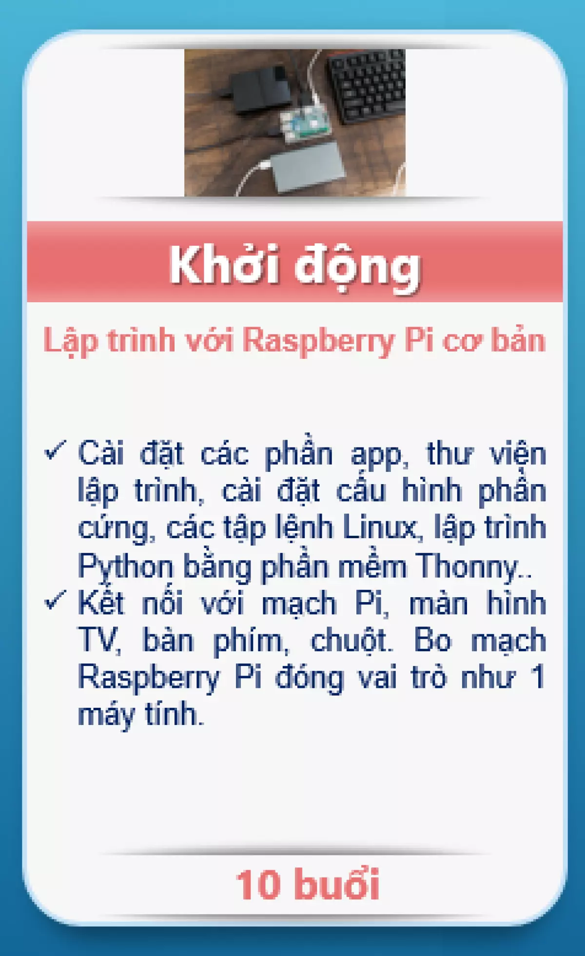 Lập trình Raspberry Pi cơ bản