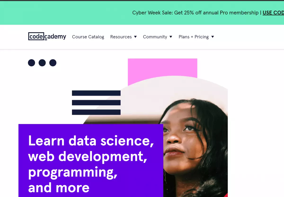 lập trình online Codecademy