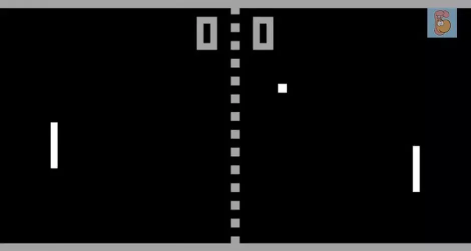 Màn hình game Pong