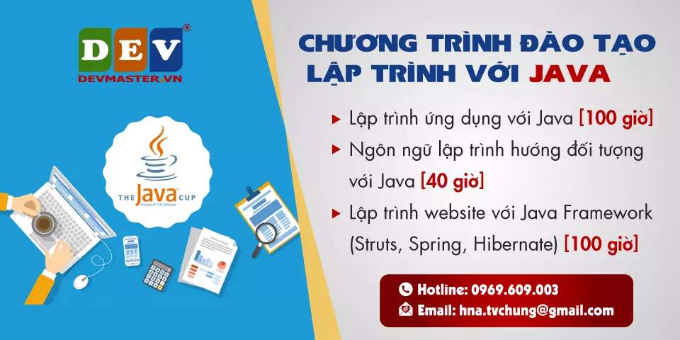 đào tạo ngôn ngữ lập trình java