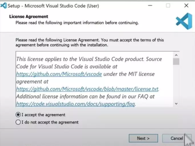 Nhấn finish để hoàn thành cài đặt phần mềm Visual Studio Code