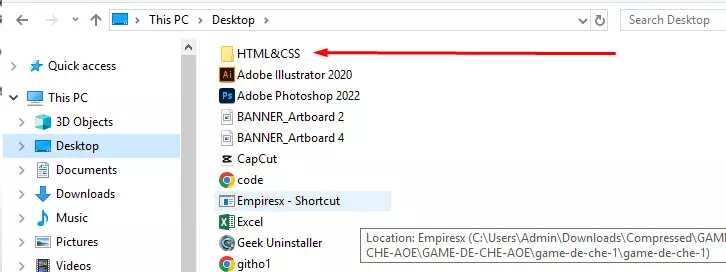 Đoạn code html được viết trên Visual Studio Code