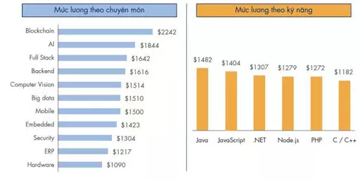 Mức lương lập trình viên blockchain tại Việt Nam