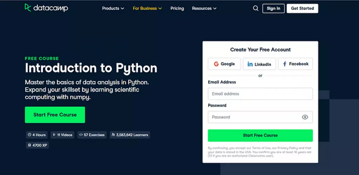 free Coursera course to learn Python