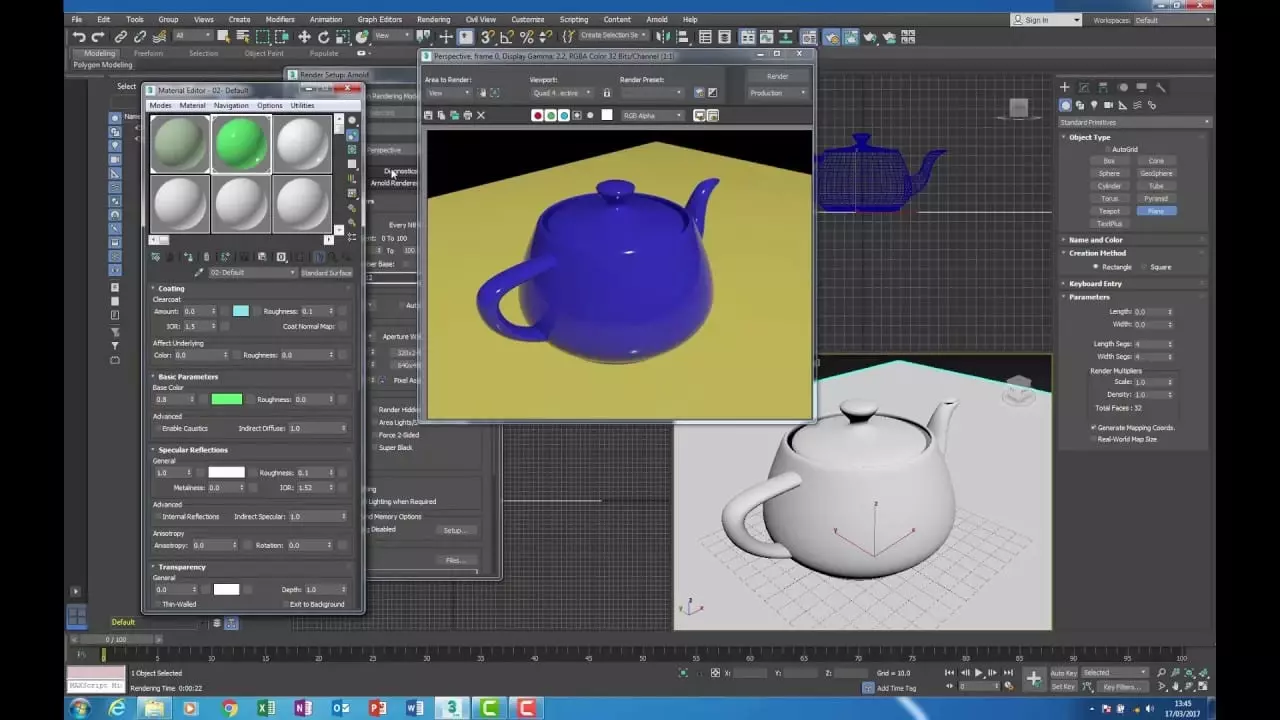 Giao diện của 3ds Max - ứng dụng lập trình Python cho mục đích thiết kế đồ họa 3D