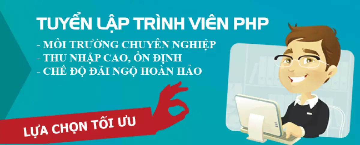 Tuyển nhân viên lập trình website PHP