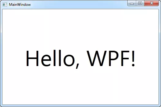 Hello, WPF!