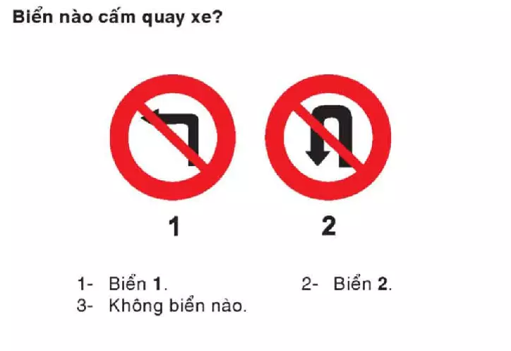 Biển báo hiệu luật lái xe ô tô