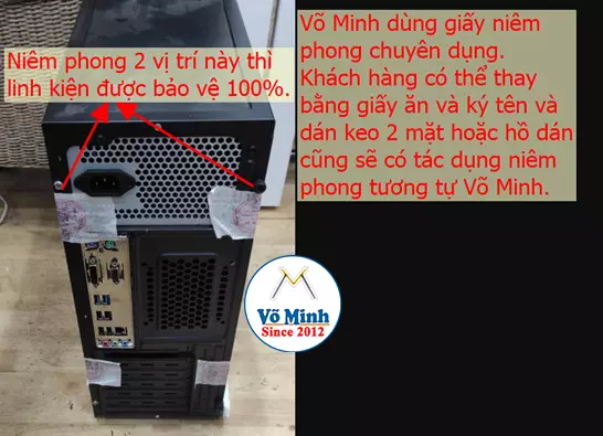 Đồng phục nhân viên giao nhận dịch vụ Sửa Laptop PC tại nhà của Võ Minh