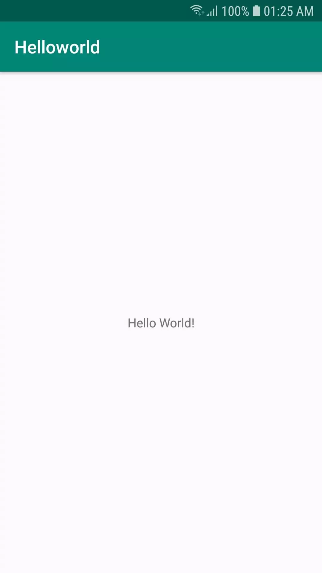 Code ví dụ Android Hello World với Android Studio