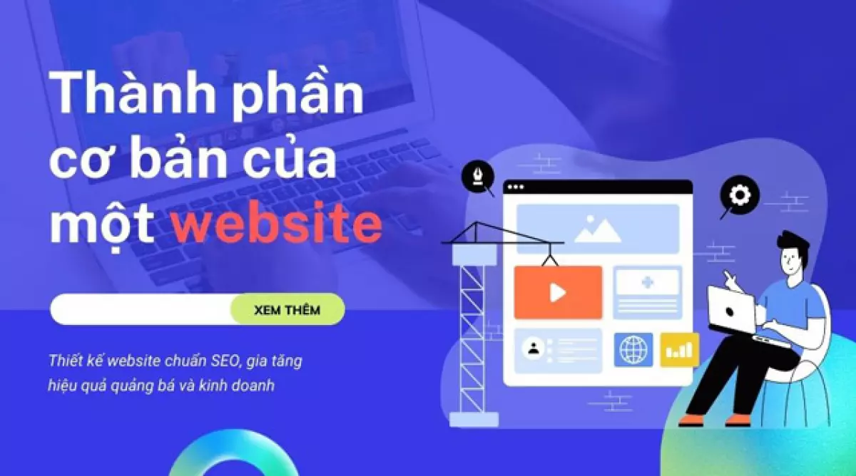 Các thành phần cơ bản về giao diện và tính năng của 1 trang web