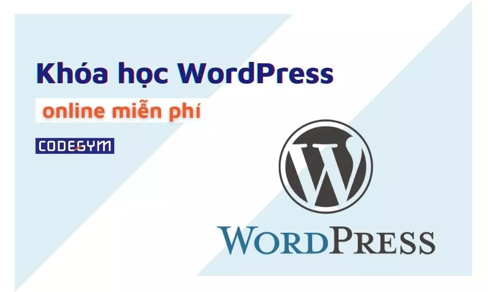 khóa học wordpress online miễn phí