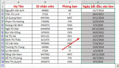 Cài đặt hộp thoại Sort Warning