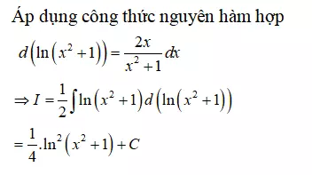 Tính nguyên hàm của ln(x^2+1)dx