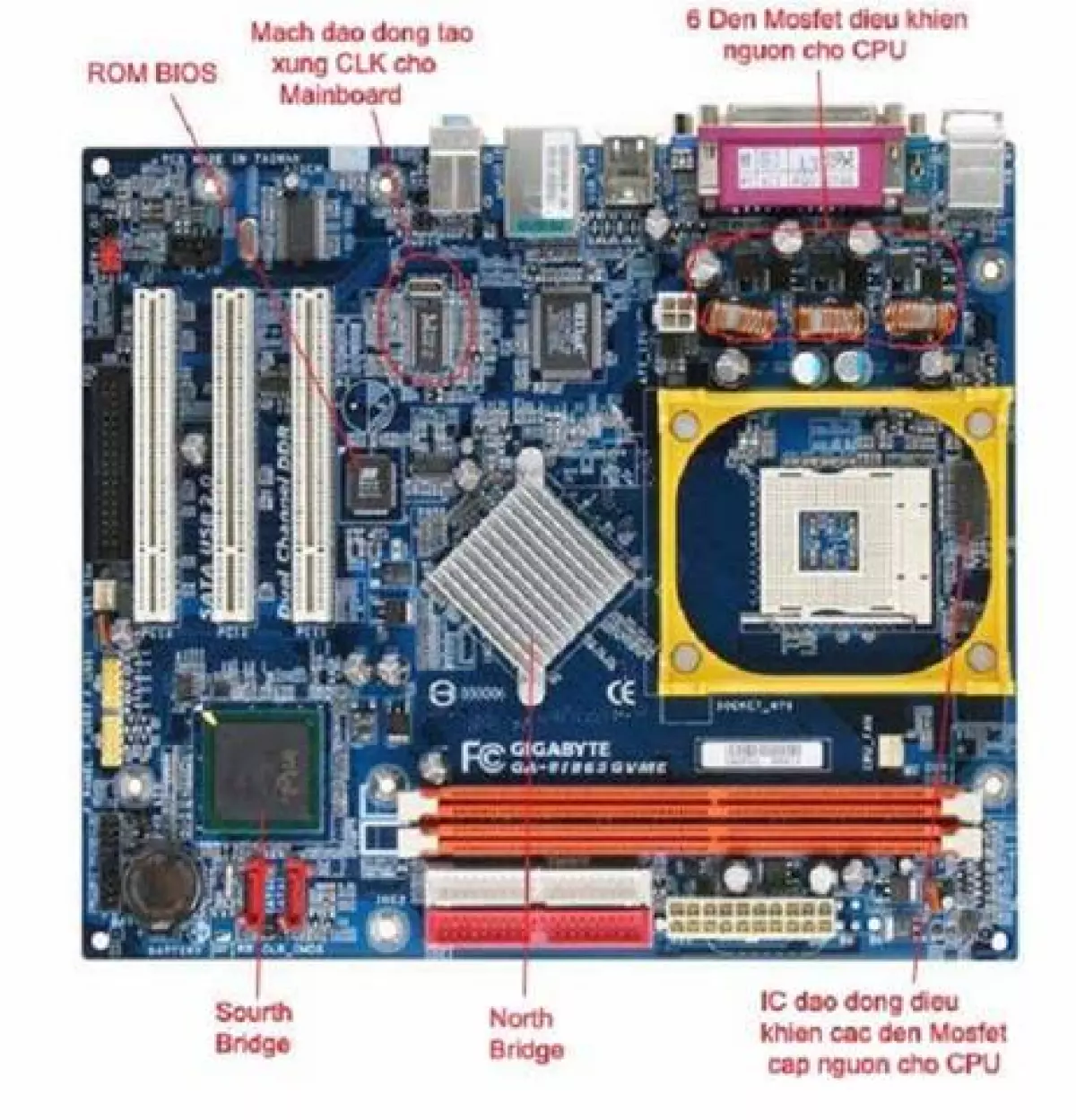 TRUNG TAM TIN HOC KEY_ Mainboard