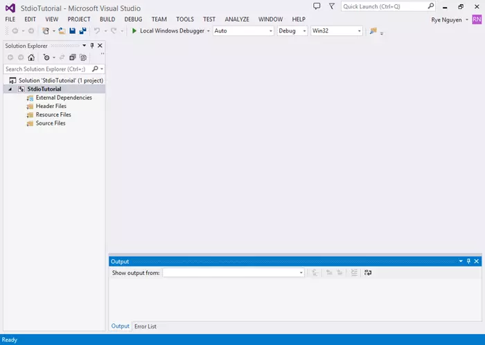 Project đầu tiên với Visual Studio 2013