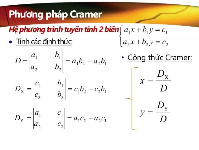 Định nghĩa phương trình bậc nhất 2 ẩn