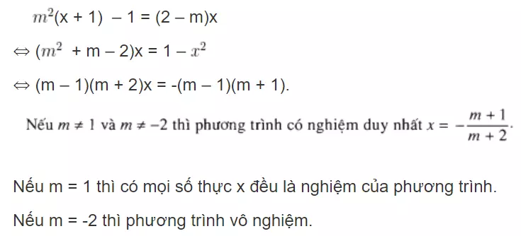 Các dạng phương trình quy về phương trình bậc nhất bậc hai