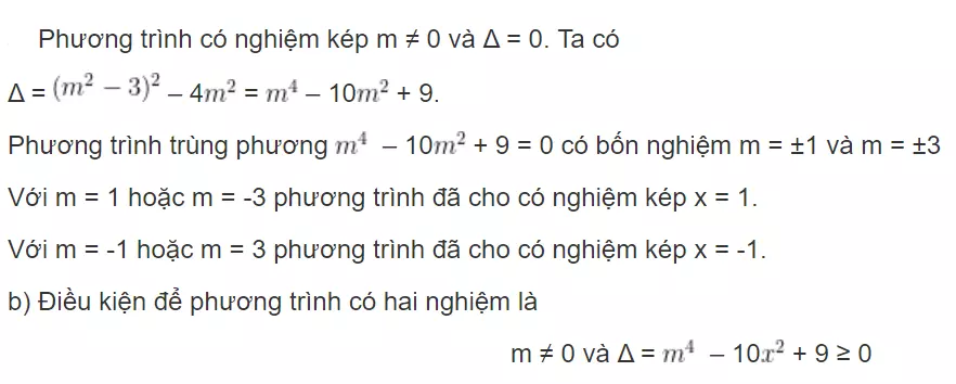 Bài tập phương trình quy về phương trình bậc nhất bậc hai