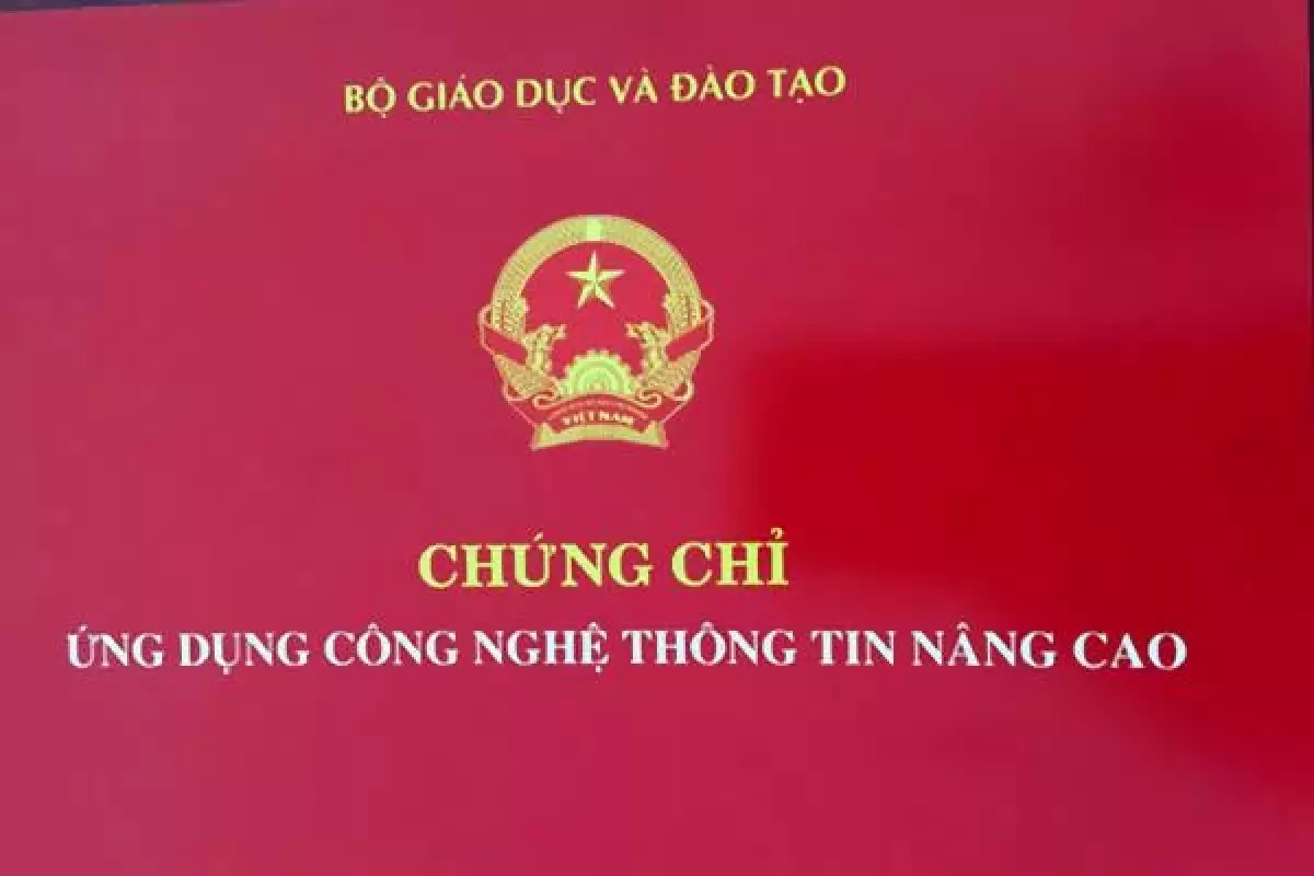 Chứng chỉ Tin học nâng cao