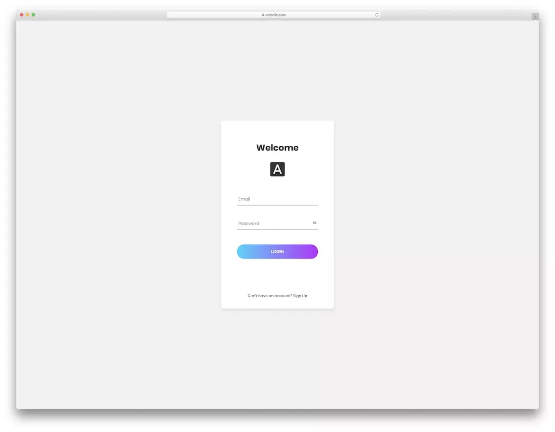 Login form v7