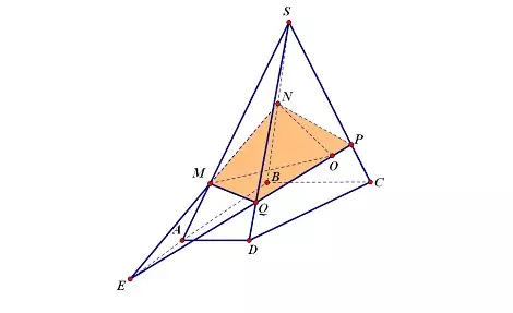 Thiết diện của hình chóp