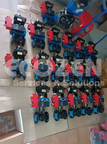 pneumatic actuator valve