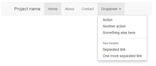 Dropdown Menu