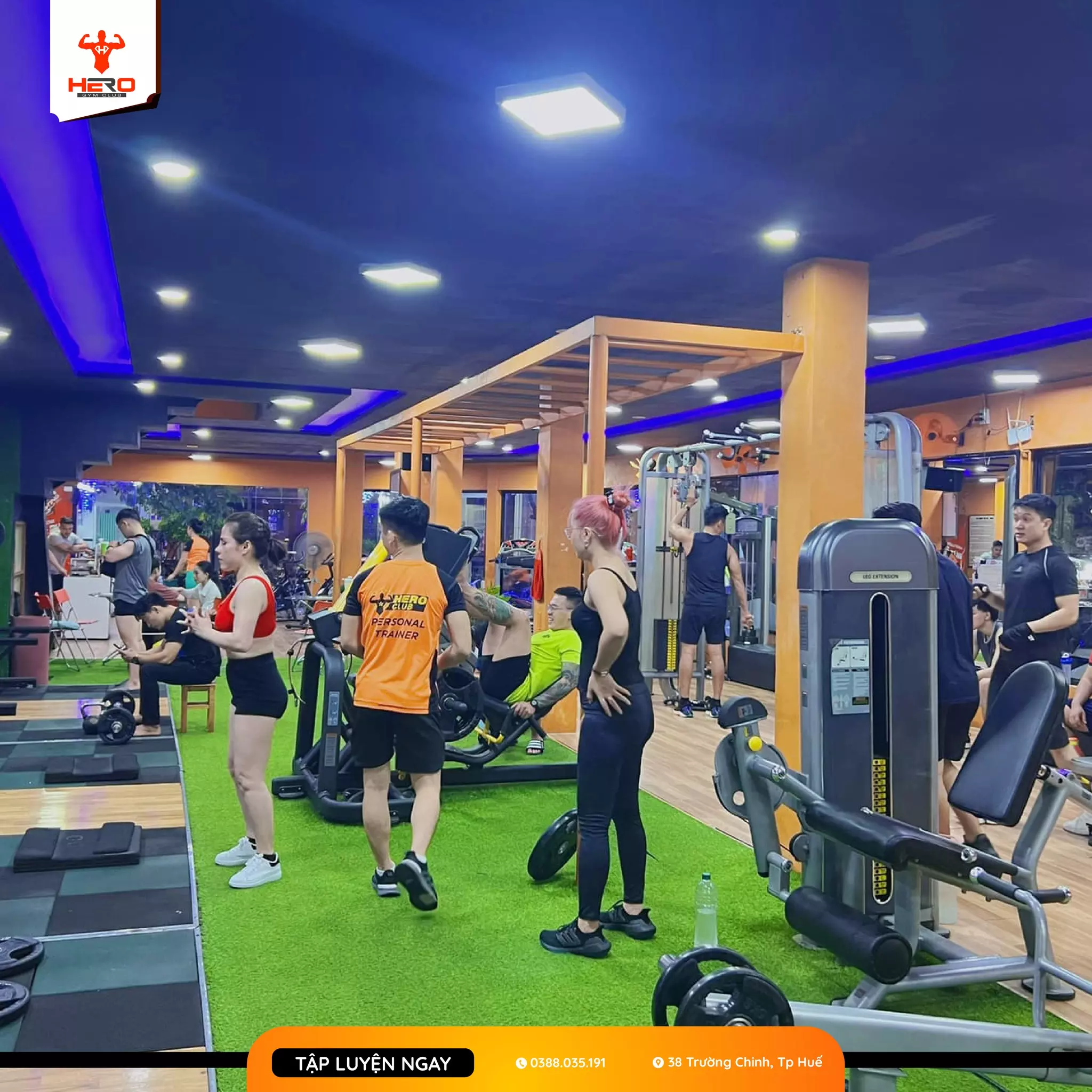 Phòng tập Gym Hero Club