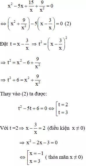 Cách giải phương trình bậc bốn dạng ax^4 + bx^3 + cx^2 ± kbx + k^2a = 0