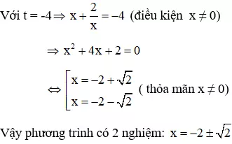 Cách giải phương trình bậc bốn dạng ax^4 + bx^3 + cx^2 ± kbx + k^2a = 0