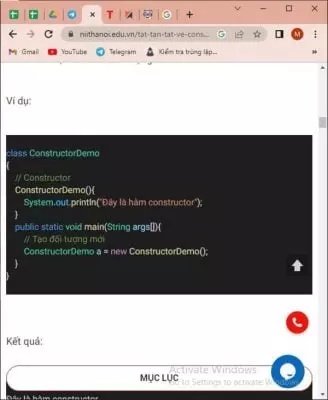 Hai kiểu Constructor Java