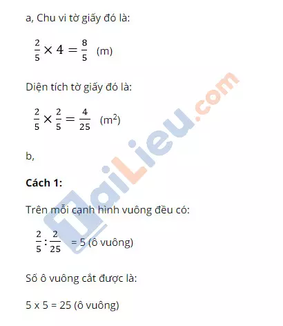 Giải Toán lớp 4 trang 168 bài 4