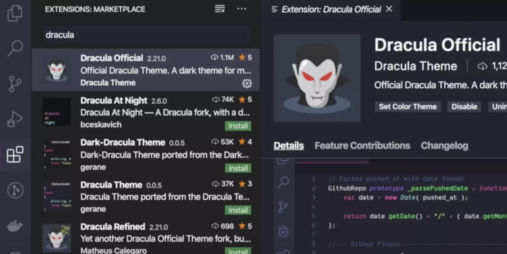 Dracula Theme