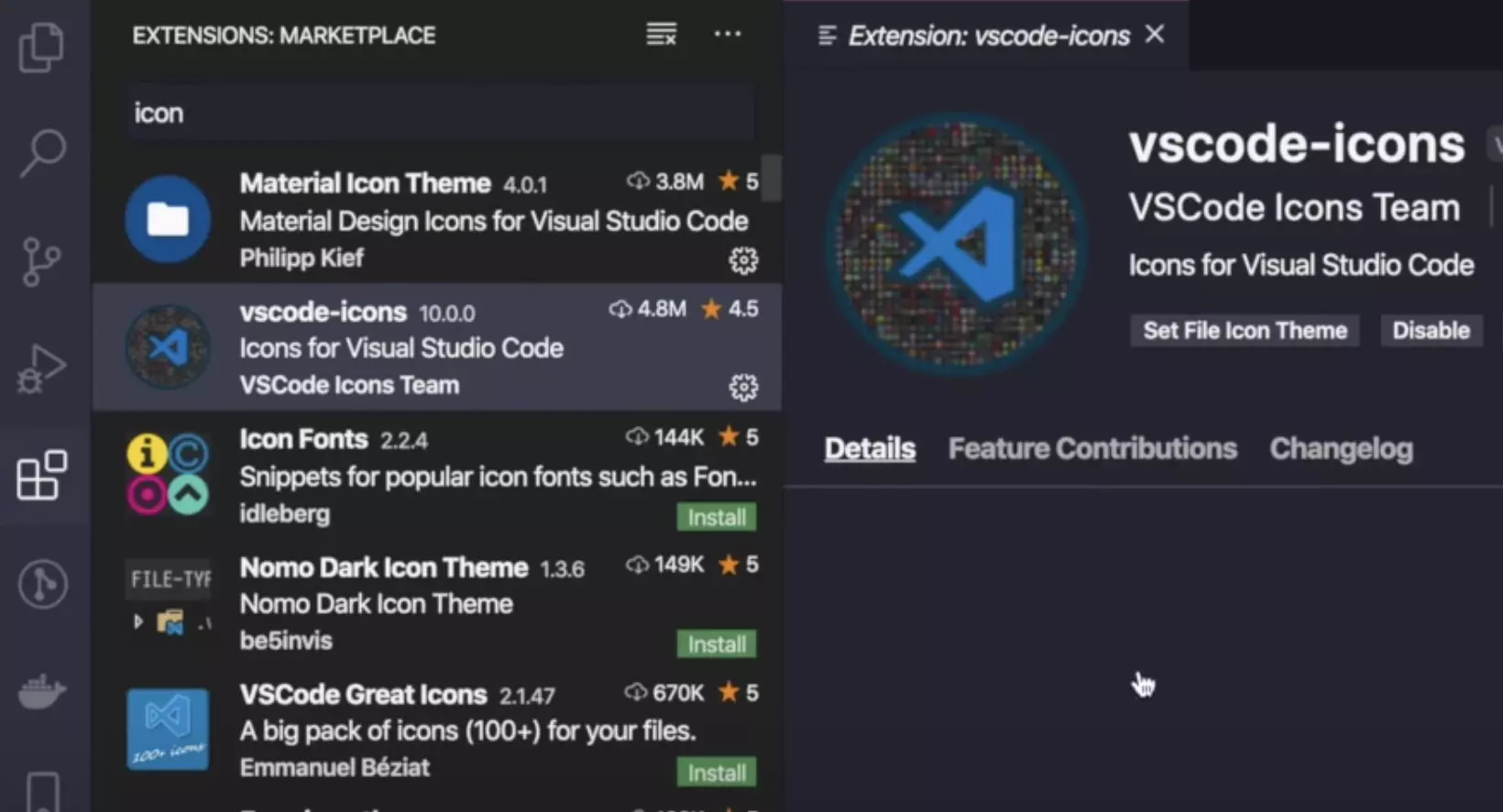 VSCode Icons