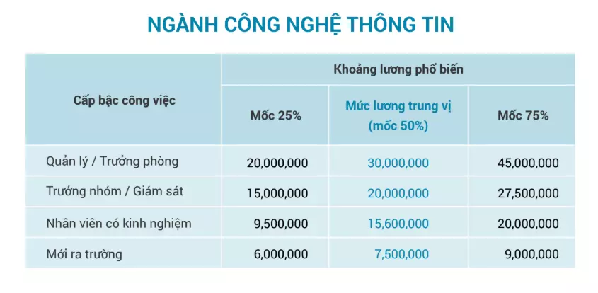 Lương Công Nghệ Thông Tin