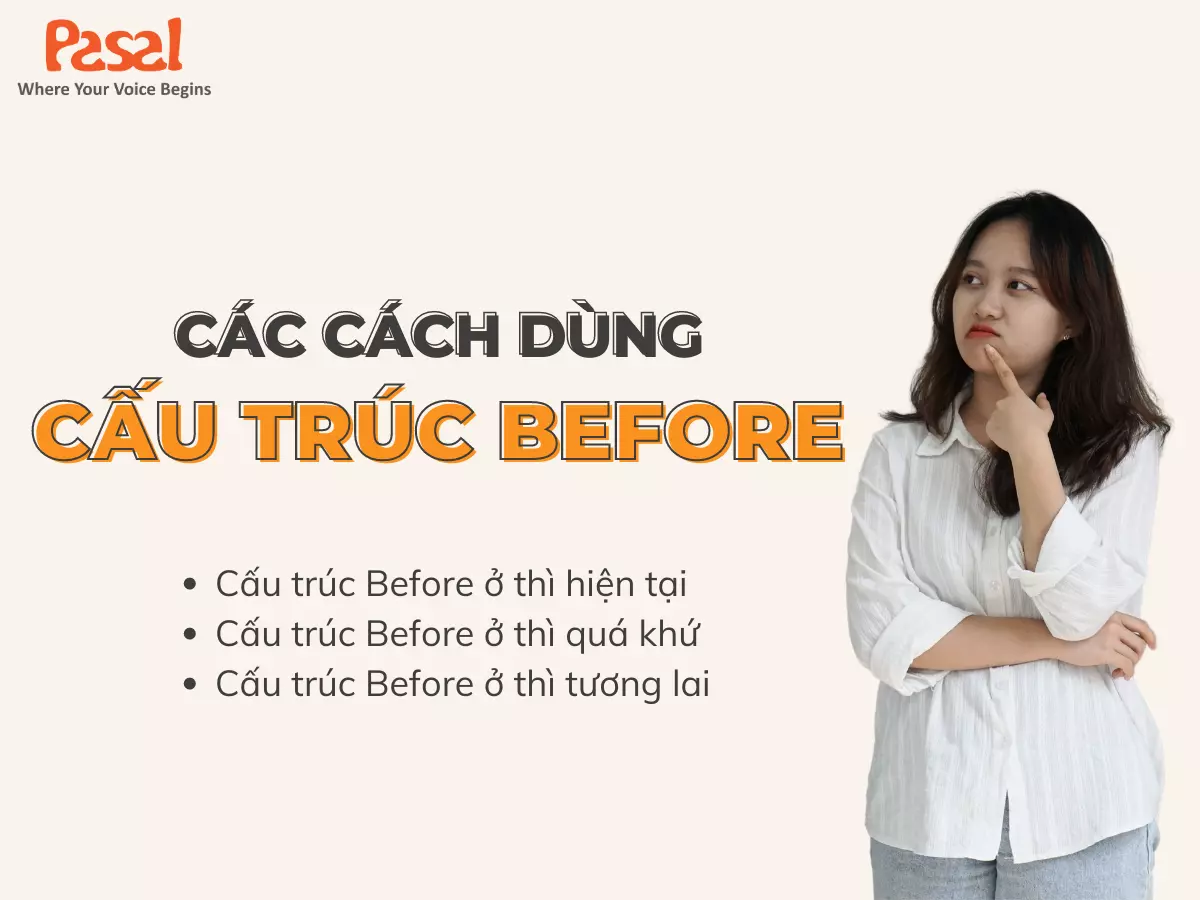 Các cách dùng của cấu trúc Before