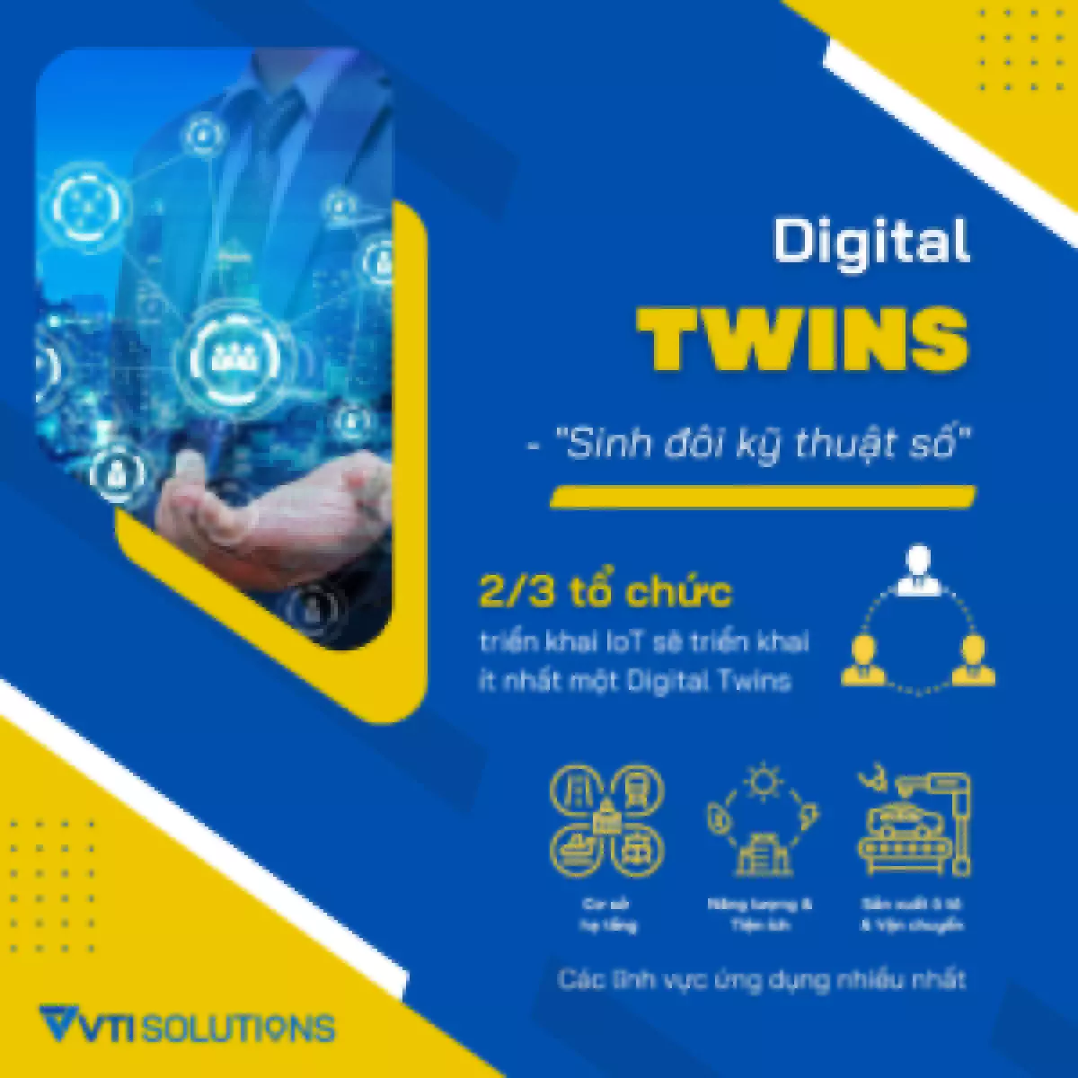 Digital Twins - xu thế hứa hẹn của sản xuất 4.0