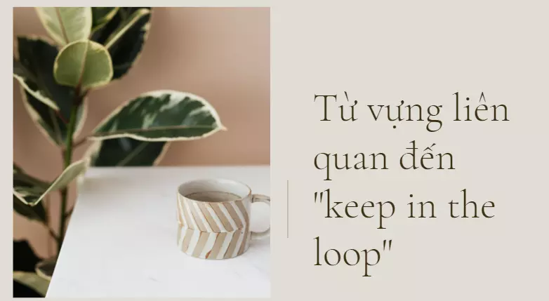 từ vựng liên quan đến keep in the loop