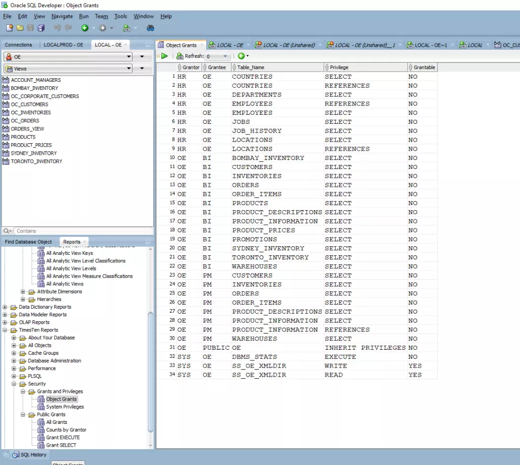 Oracle SQL developer