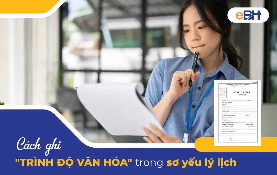 Cách ghi trình độ văn hóa trong tờ khai sơ yếu lý lịch tự thuật