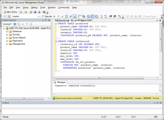 SQL Server foreign key 4