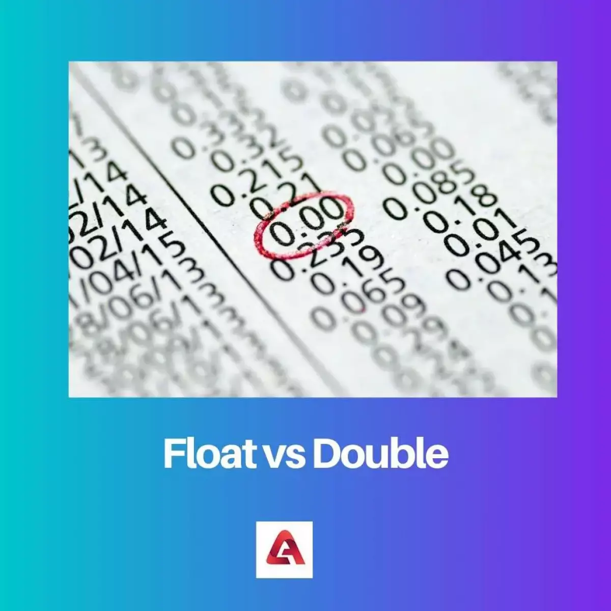 Float vs. Double