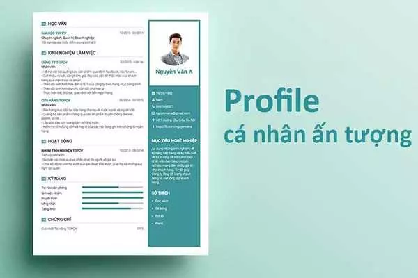 Mẫu profile cá nhân