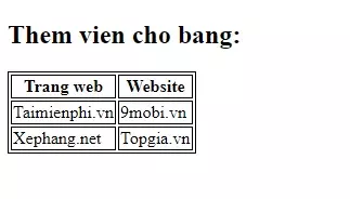 thuoc tinh dinh dang bang trong css