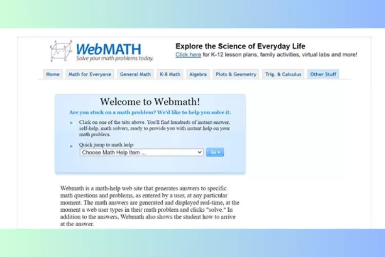 WebMATH - Làm toán thật dễ dàng!